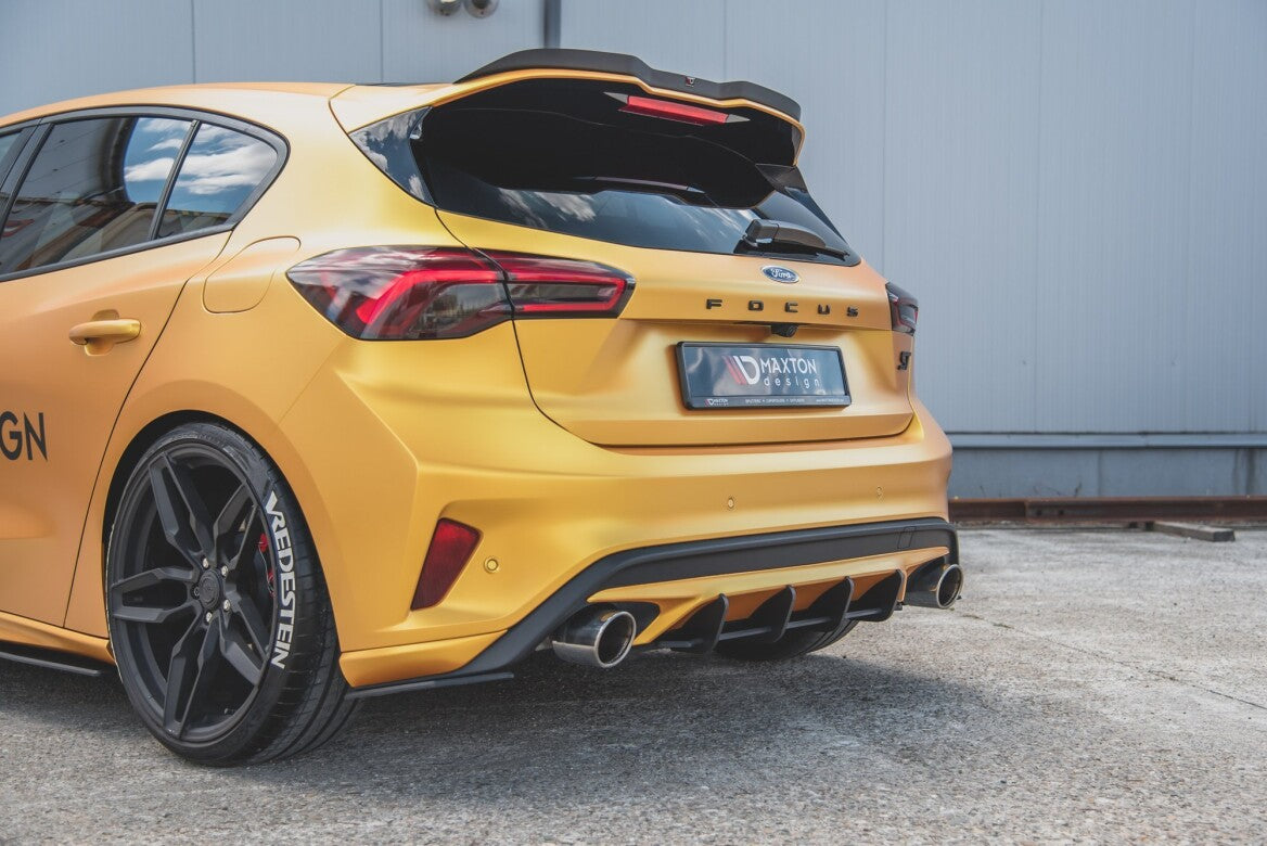 Street Pro Heckschürze Heck Ansatz Diffusor für Ford Focus ST Mk4   Maxton Design