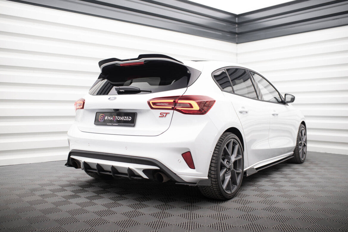 Street Pro Heckschürze Heck Ansatz Diffusor für Ford Focus ST Mk4   Maxton Design