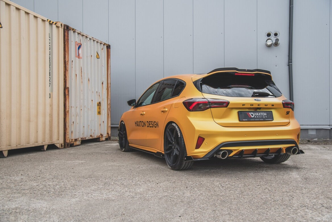 Street Pro Heckschürze Heck Ansatz Diffusor für Ford Focus ST Mk4   Maxton Design