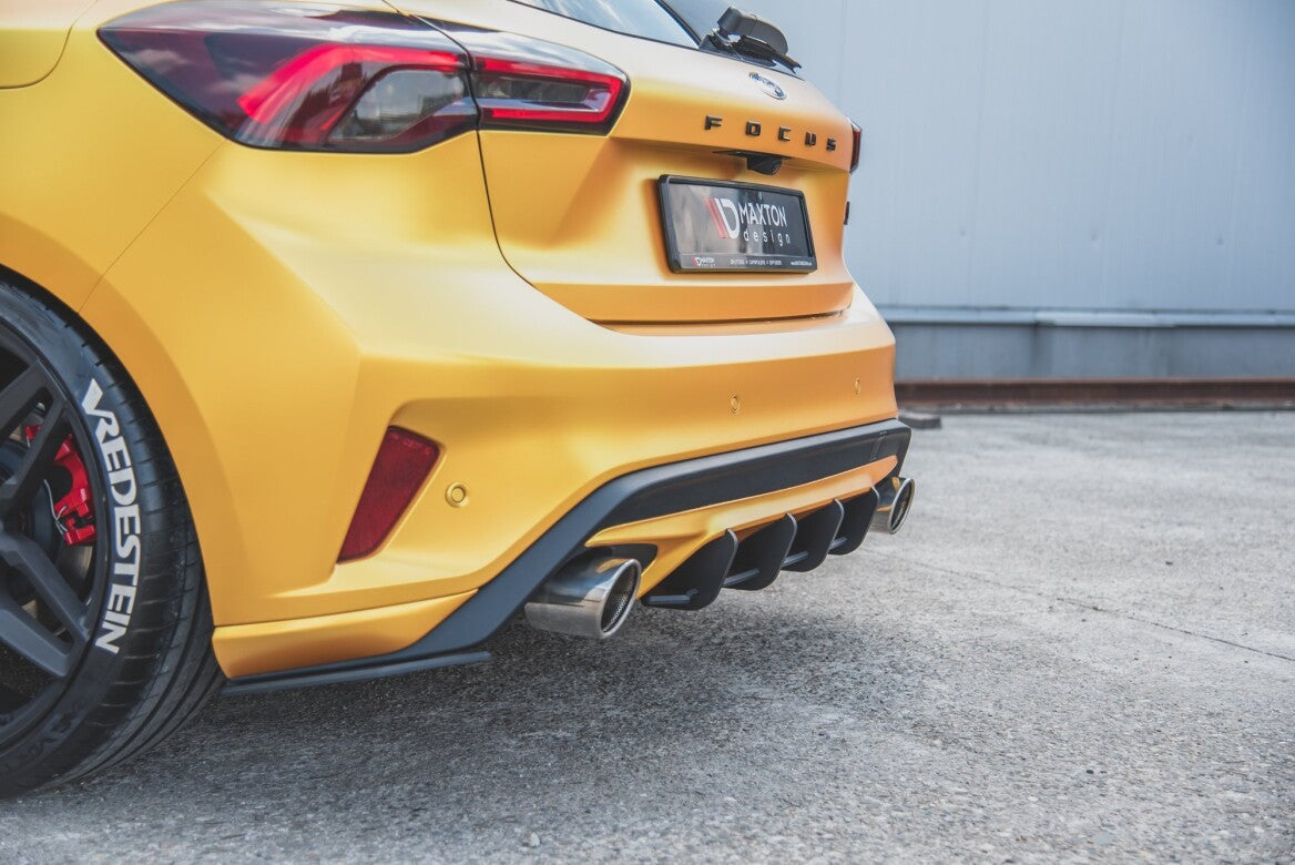 Street Pro Heckschürze Heck Ansatz Diffusor für Ford Focus ST Mk4   Maxton Design