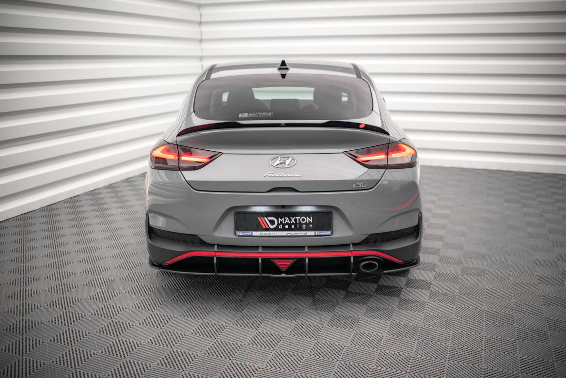 Street Pro Heck Ansatz Diffusor für Hyundai I30 Fastback N-Line FL   Maxton Design