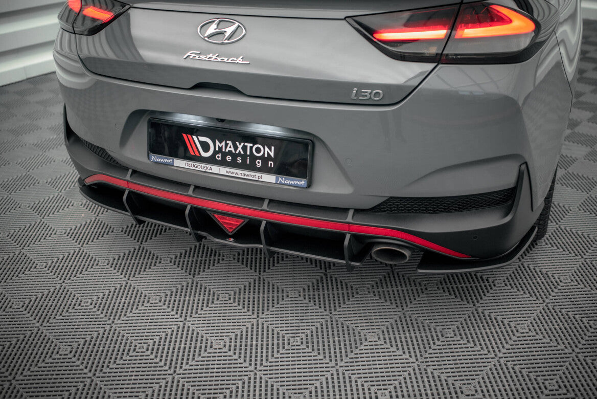 Street Pro Heck Ansatz Diffusor für Hyundai I30 Fastback N-Line FL   Maxton Design
