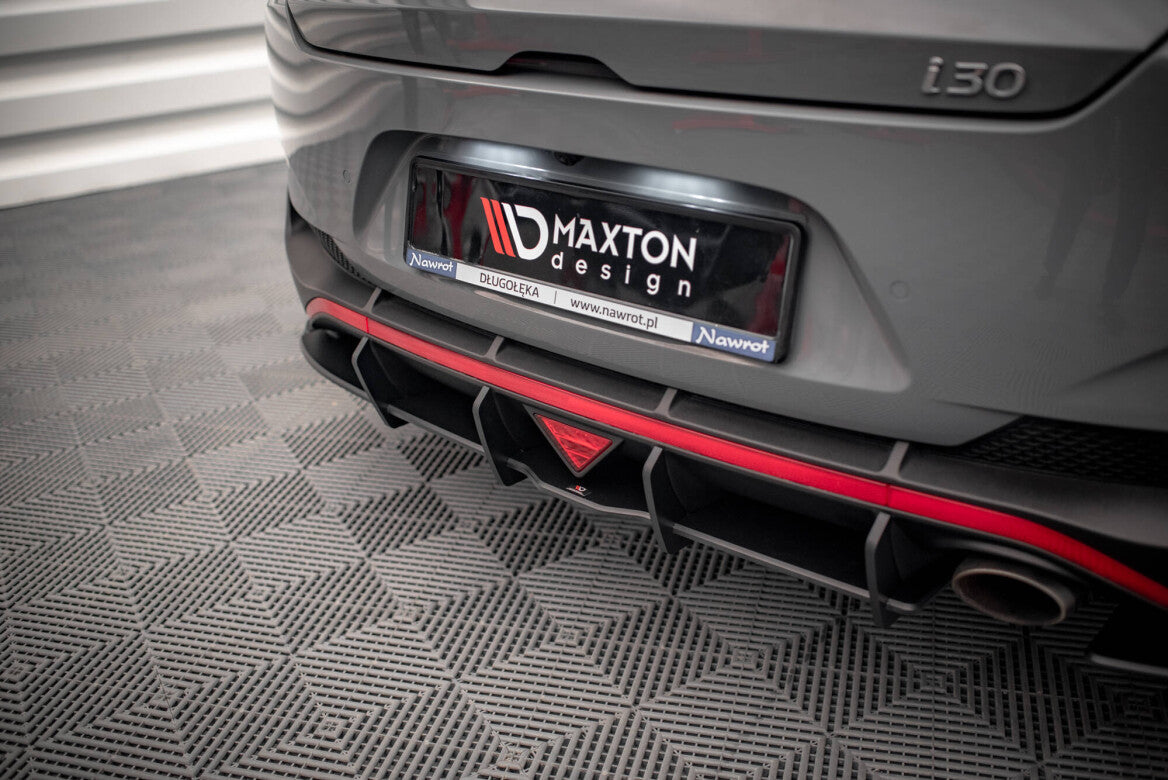 Street Pro Heck Ansatz Diffusor für Hyundai I30 Fastback N-Line FL   Maxton Design