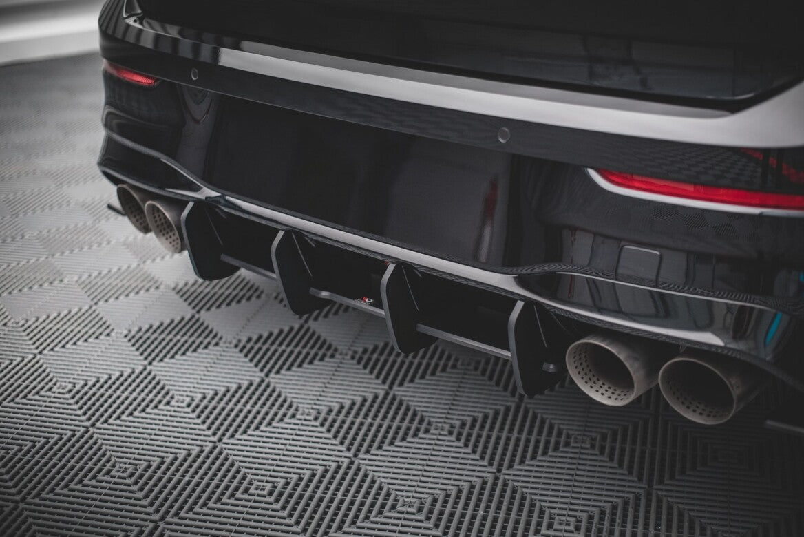 Street Pro Heckschürze Heck Ansatz Diffusor für VW Golf R Mk8   Maxton Design