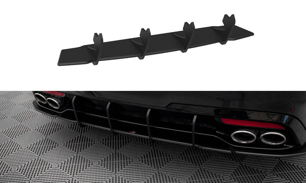 Street Pro Heckschürze Heck Ansatz Diffusor V.1 für Kia Stinger GT-Line   Maxton Design