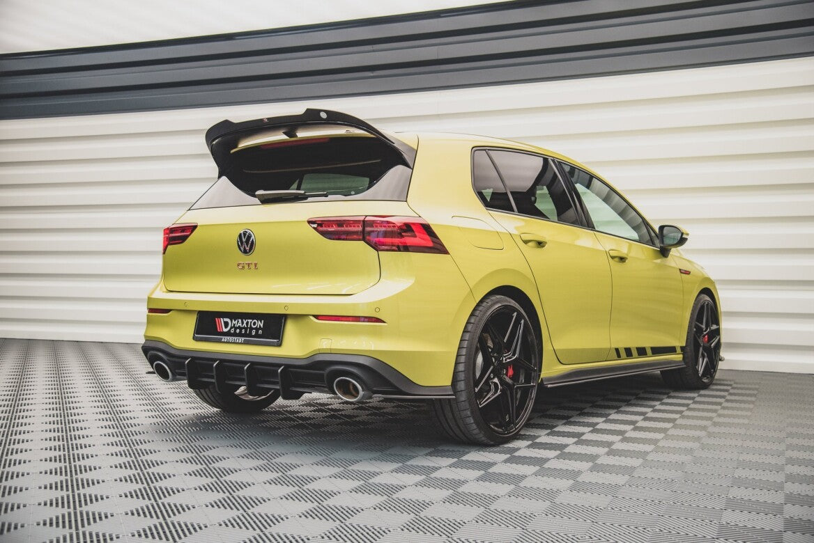 Street Pro Heckschürze Heck Ansatz Diffusor V.1 für VW Golf 8 GTI Clubsport   Maxton Design