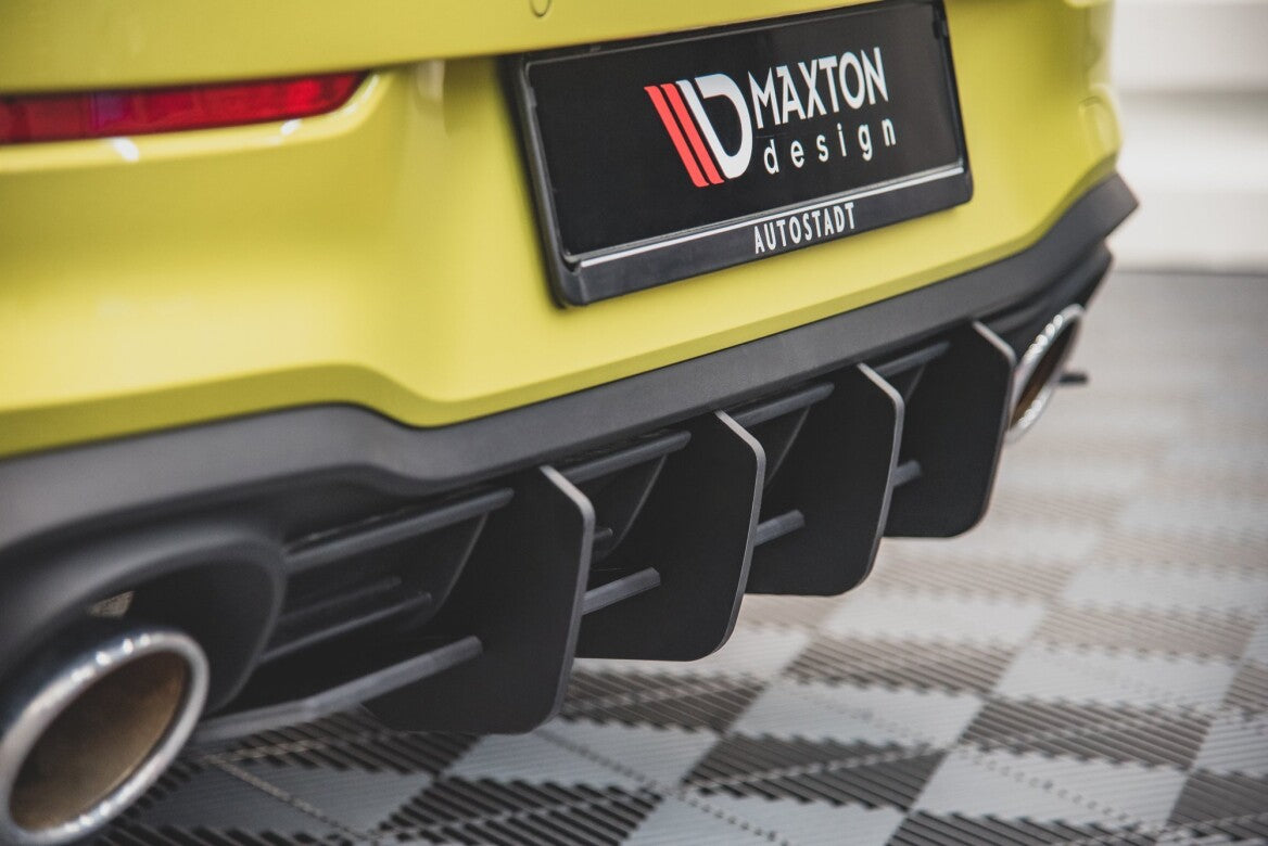 Street Pro Heckschürze Heck Ansatz Diffusor V.1 für VW Golf 8 GTI Clubsport   Maxton Design