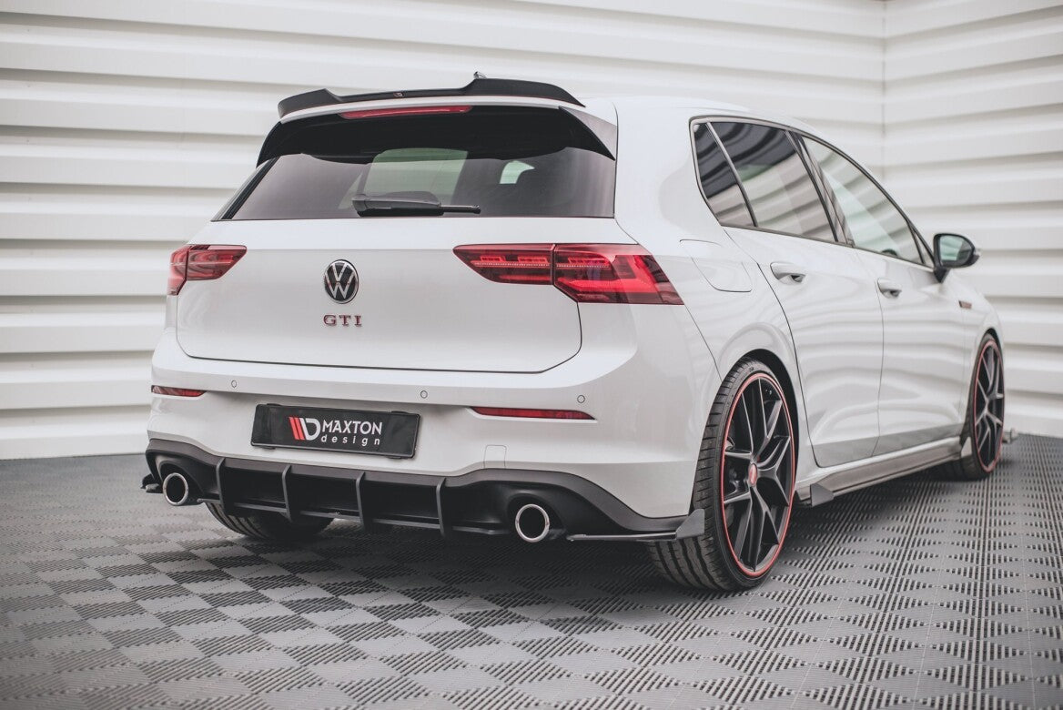 Street Pro Heckschürze Heck Ansatz Diffusor V.1 für VW Golf 8 GTI   Maxton Design