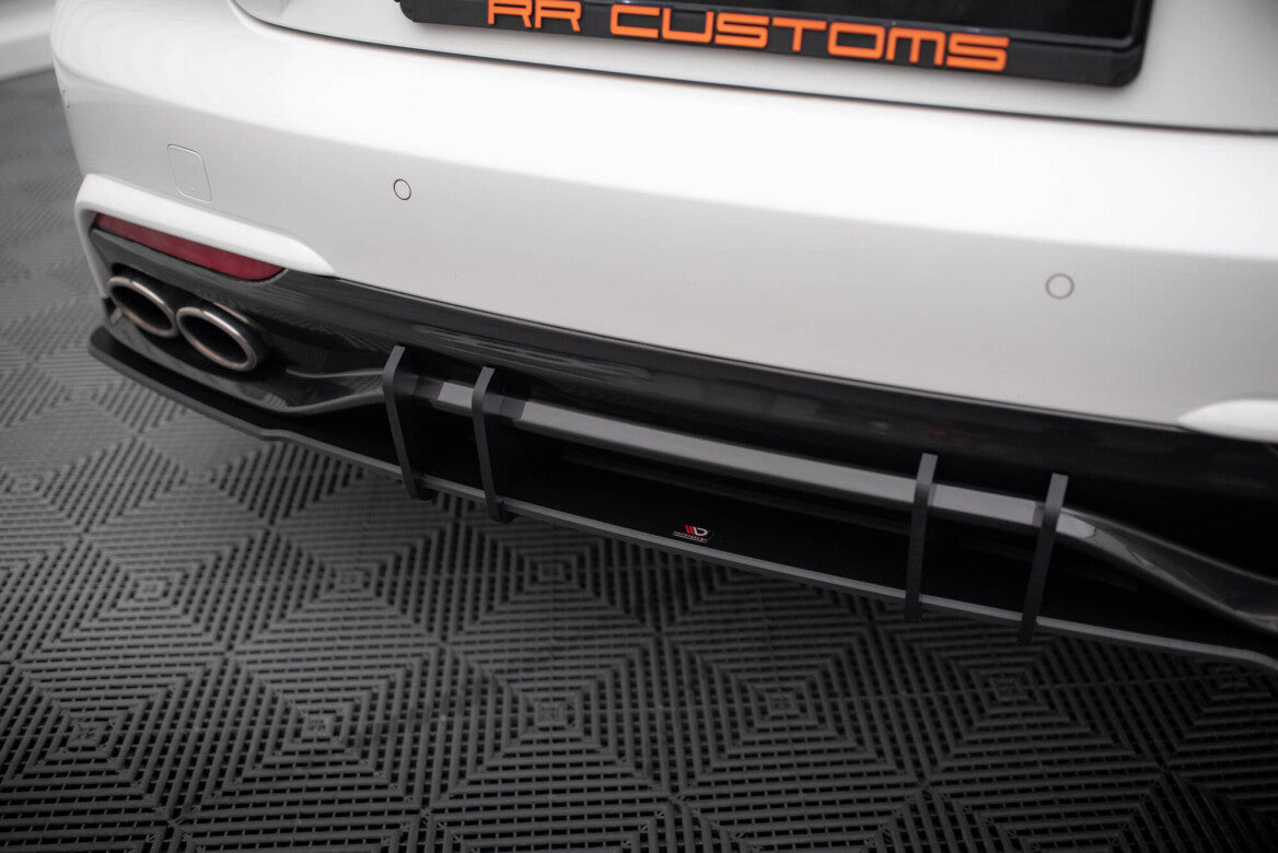 Street Pro Heckschürze Heck Ansatz Diffusor V.2 für Kia Stinger GT-Line   Maxton Design