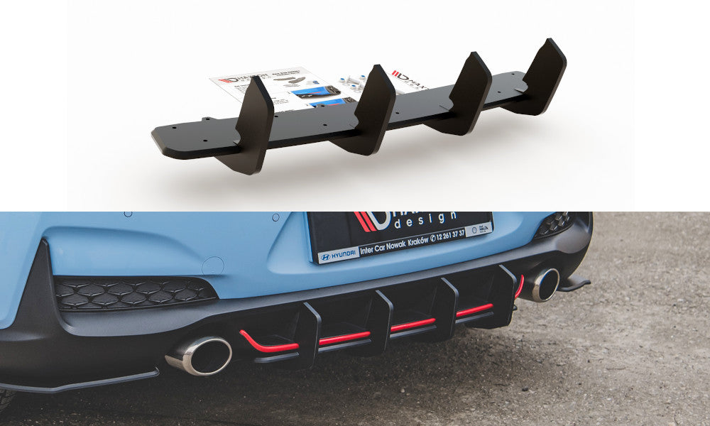 Street Pro Heckschürze V.2 für Hyundai I30 N Mk3 Hatchback   Maxton Design