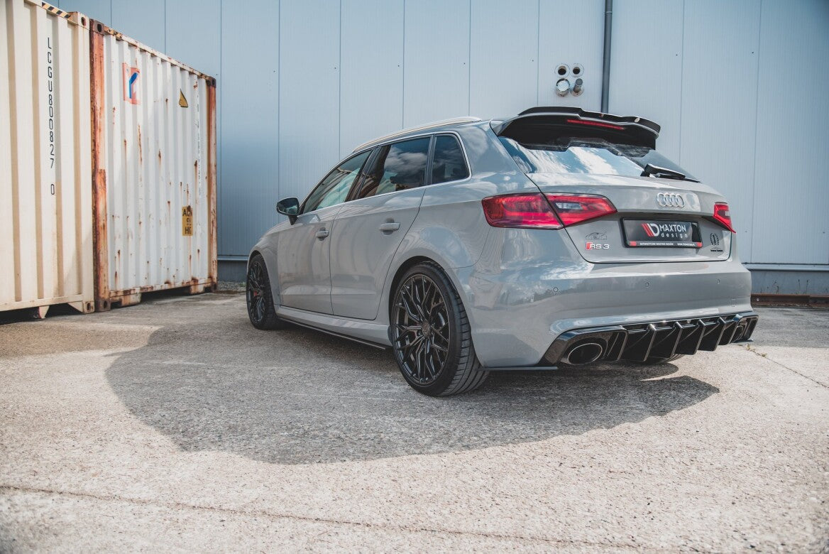 Street Pro Seitenschweller Ansatz Cup Leisten für Audi RS3 8V Sportback   Maxton Design