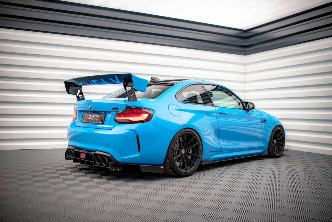 Street Pro Seitenschweller Ansatz Cup Leisten für BMW M2 F87 Flaps   Maxton Design