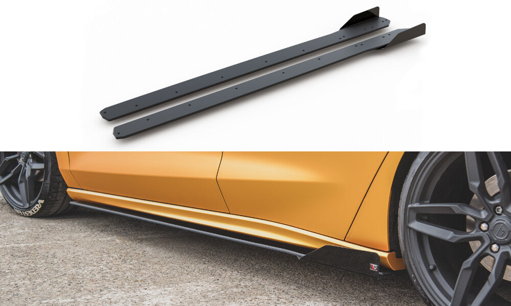 Street Pro Seitenschweller Ansatz Cup Leisten für Ford Focus ST / ST-Line Mk4   Maxton Design