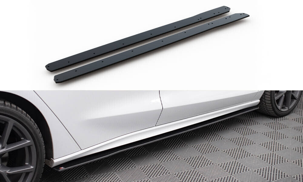 Street Pro Seitenschweller Ansatz Cup Leisten für Ford Focus ST / ST-Line Mk4   Maxton Design