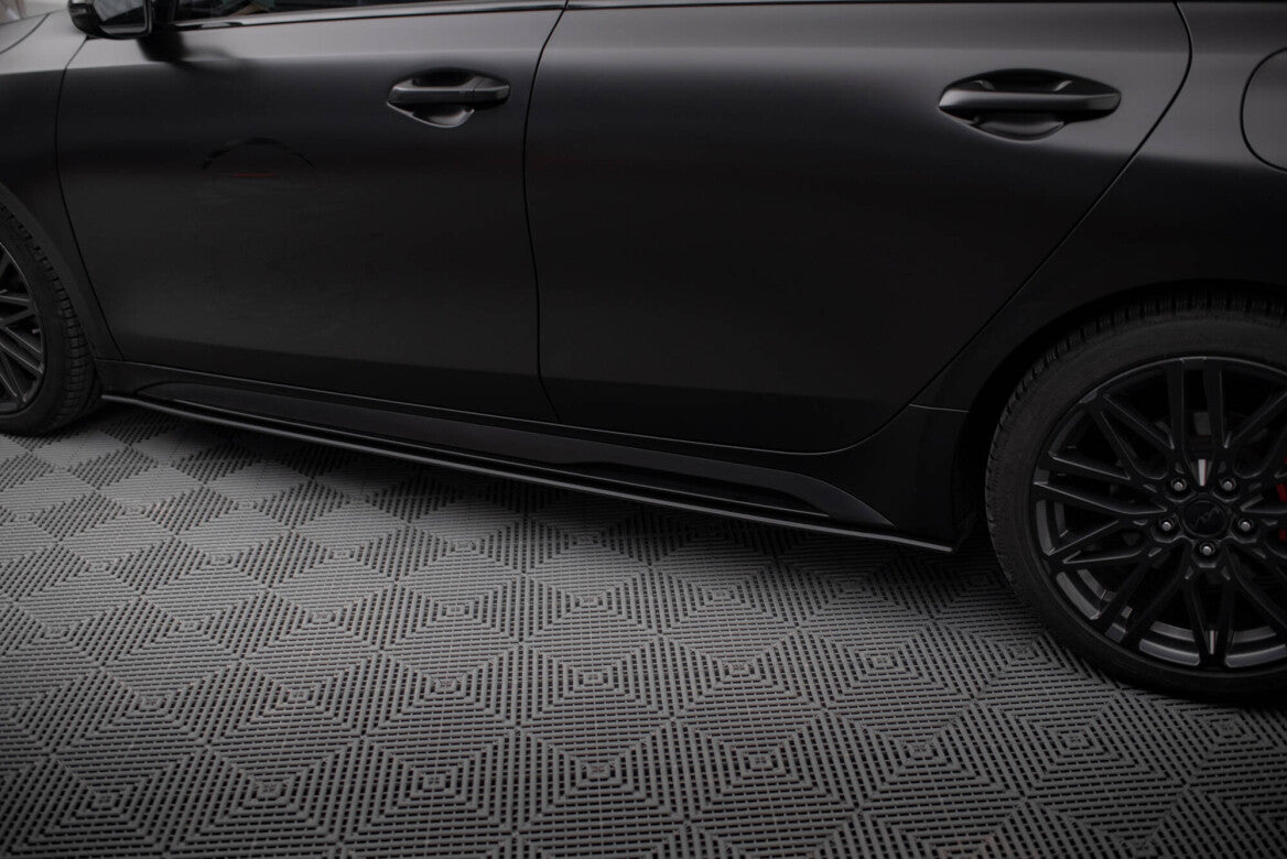 Street Pro Seitenschweller Ansatz Cup Leisten für Kia Proceed GT Facelift   Maxton Design
