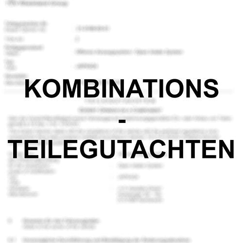 TÜV Kombinationsgutachten passend für Kia Ceed/Proceed/XCeed GT CD   Ramair