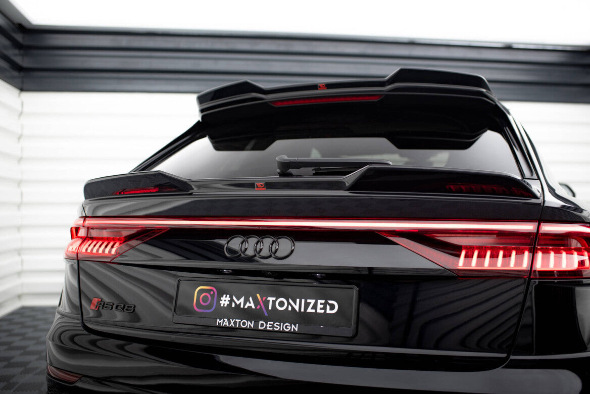 Unterer Heck Spoiler Aufsatz Abrisskante 3D für Audi Q8 / RSQ8 / SQ8 / Q8 S-Line   Maxton Design