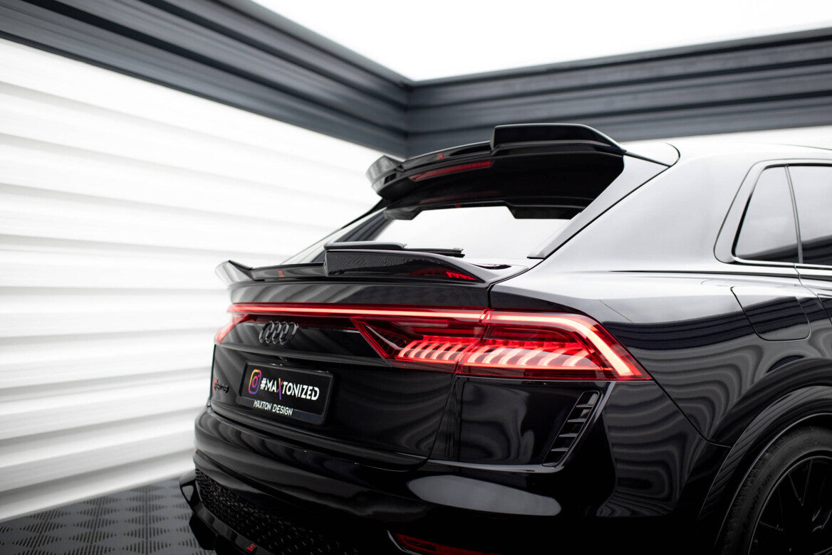 Unterer Heck Spoiler Aufsatz Abrisskante 3D für Audi Q8 / RSQ8 / SQ8 / Q8 S-Line   Maxton Design