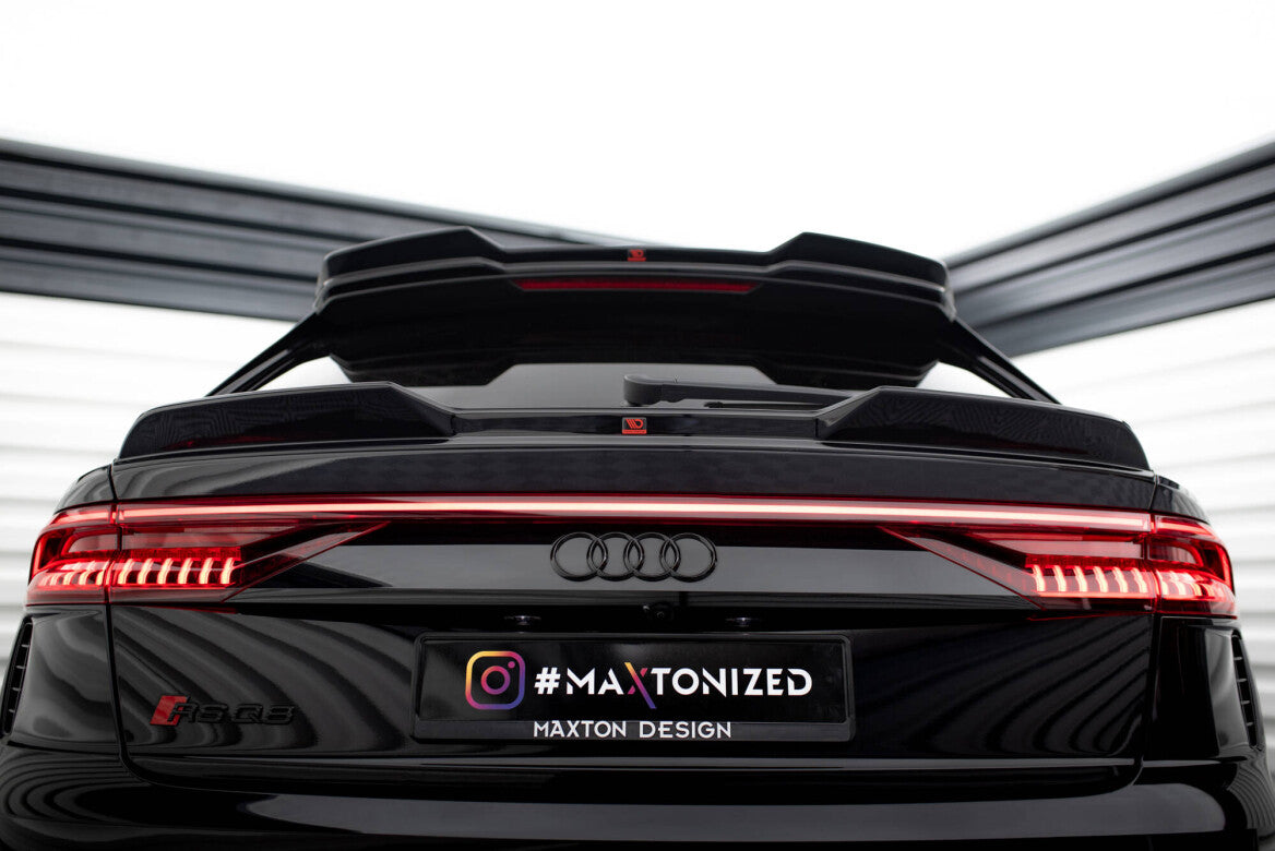 Unterer Heck Spoiler Aufsatz Abrisskante 3D für Audi Q8 / RSQ8 / SQ8 / Q8 S-Line   Maxton Design