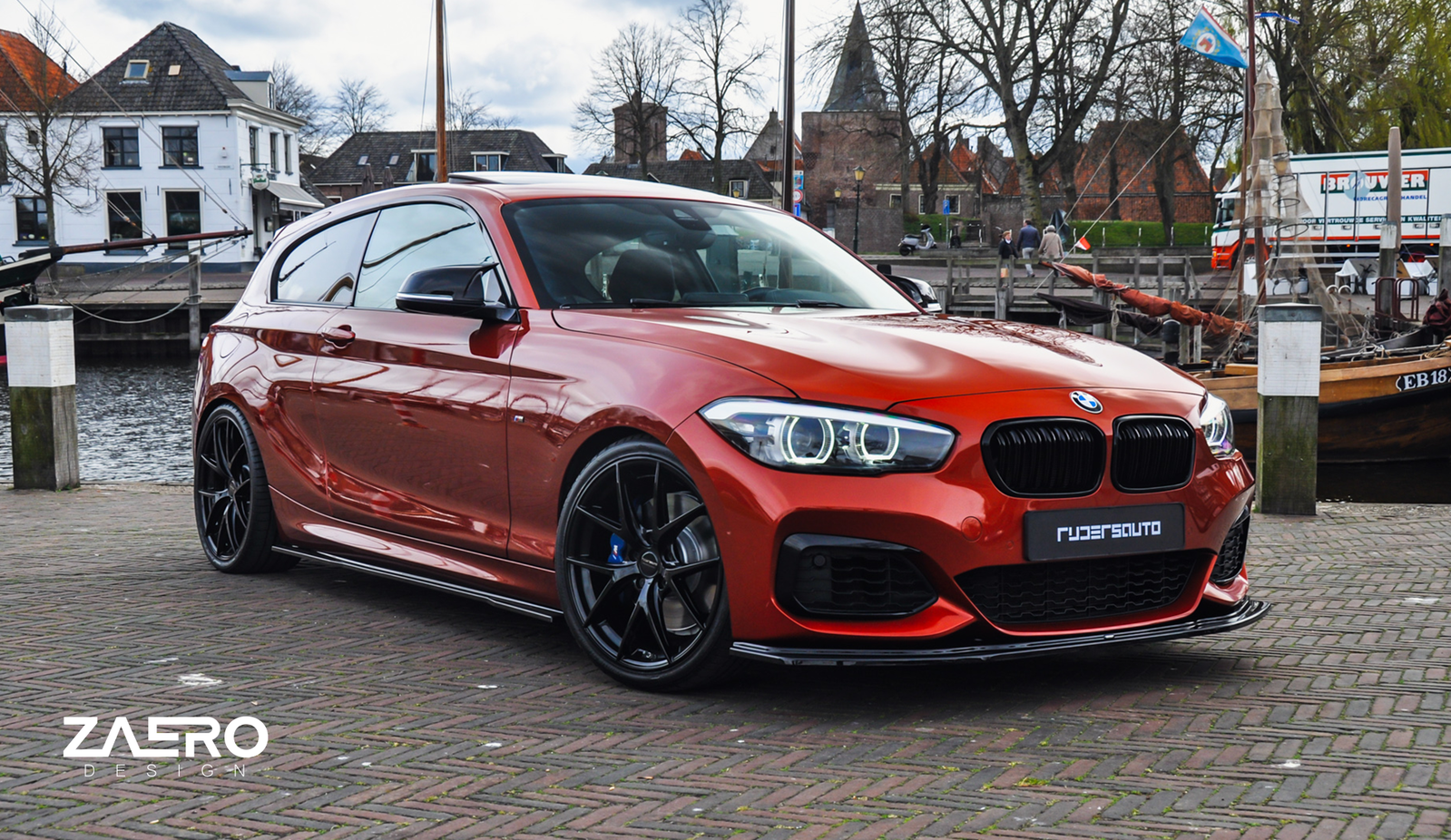 EVO-1 Frontlippe passend für BMW 1er F20 F21 LCI – Perspektive