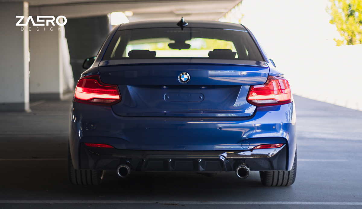 Diffusor passend für BMW 2er F22 F23 M235 M240 – Nahaufnahme