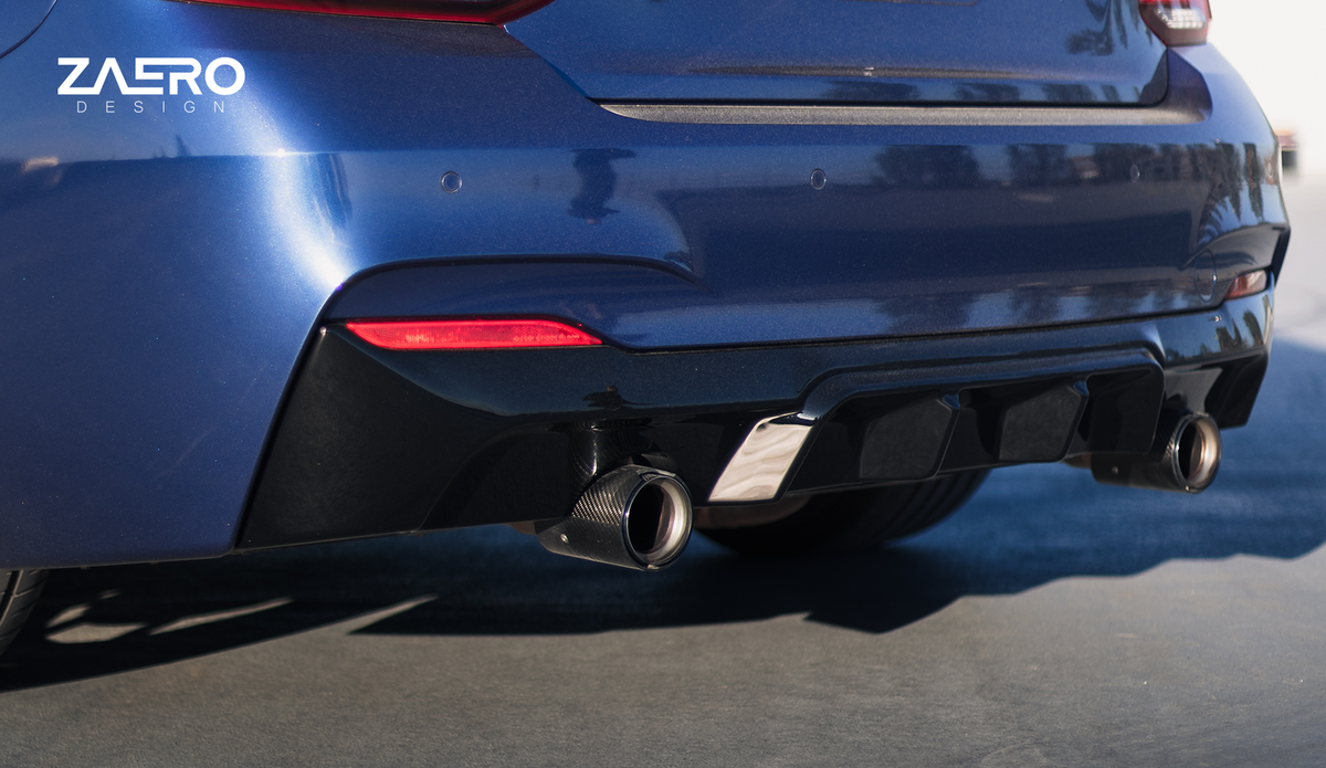 Diffusor passend für BMW 2er F22 F23 M235 M240 – Gesamtansicht Heck