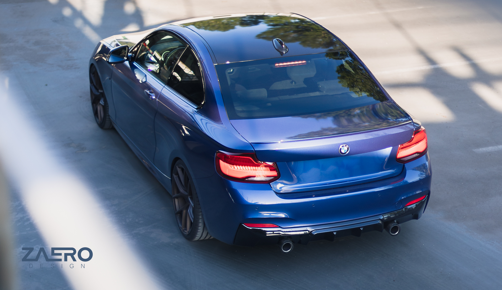 Zaero EVO-1 Diffusor passend für BMW 2er F22 F23 – Perspektive