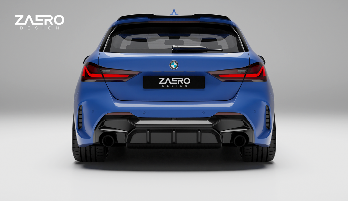 Zaero EVO-1 Diffusor passend für BMW 1er F40 – Perspektive