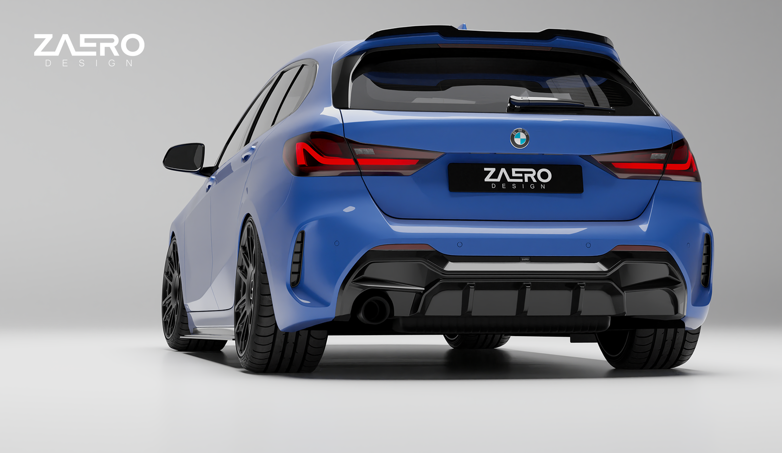 Zaero Diffusor passend für BMW 1er F40 116 118 – montiert