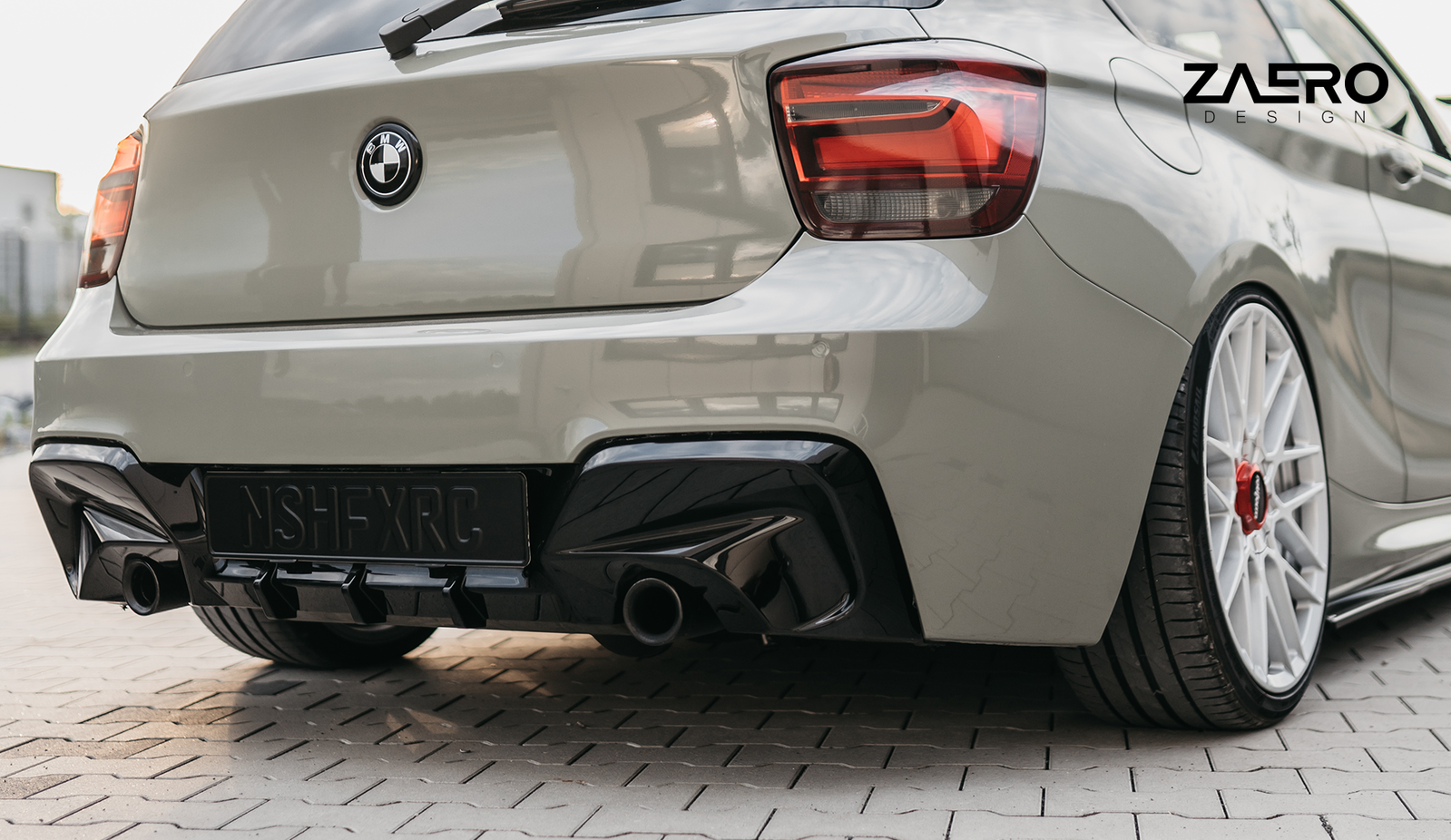 Zaero Diffusor passend für BMW 1er F20 F21 M135i – montiert