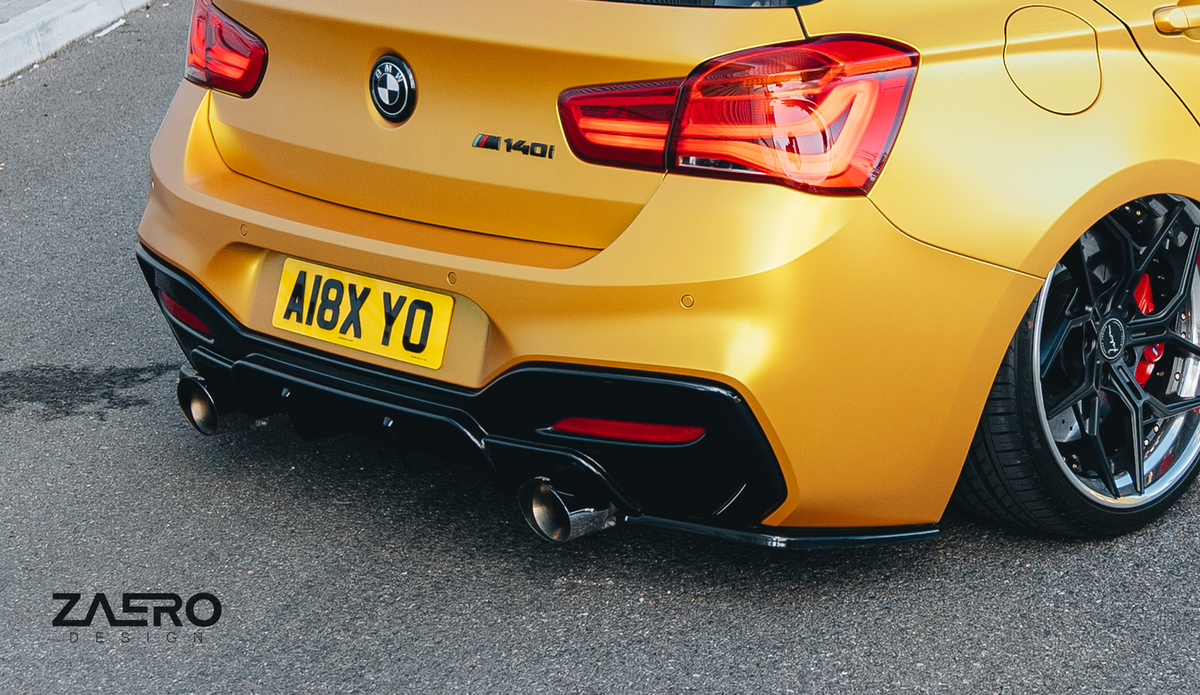 Diffusor-Erweiterung passend für BMW M135 M140 F20 F21 – Detail