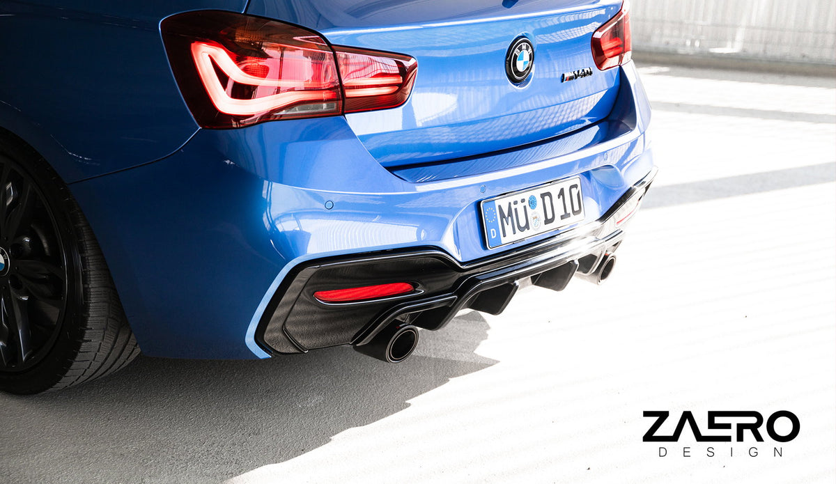 EVO-1 Diffusor passend für BMW M135 M140 F20 F21 – Heckdetail