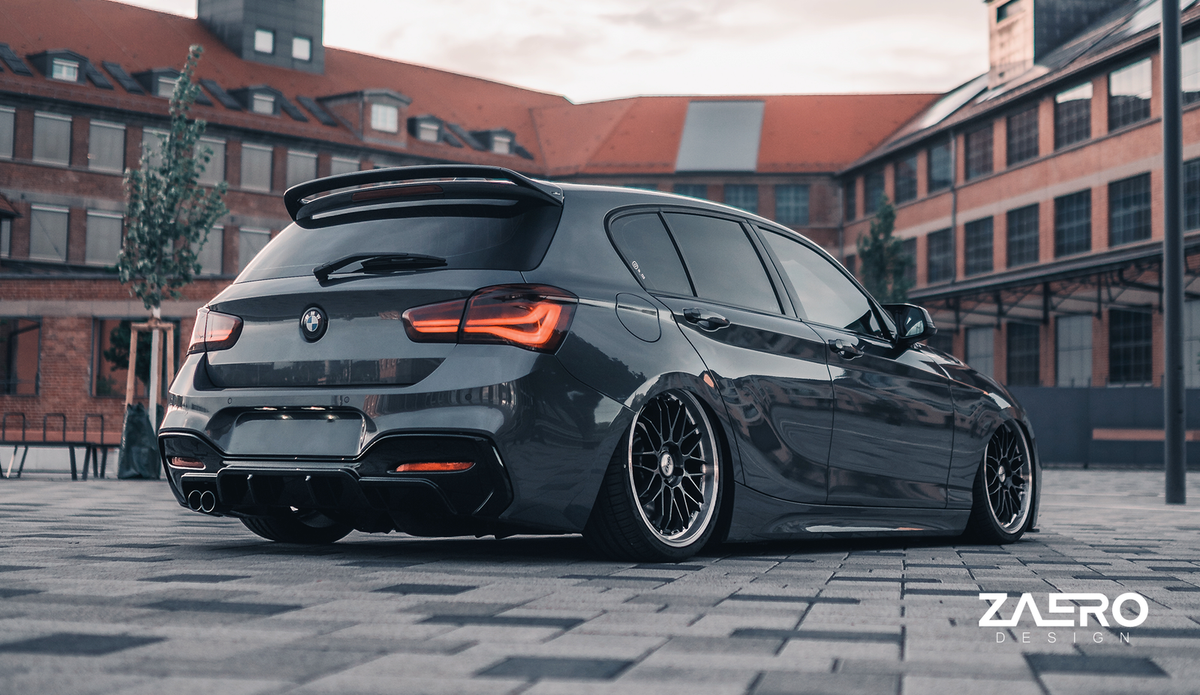 Diffusor passend für BMW 1er F20 F21 116 118 120 125 – Nahaufnahme