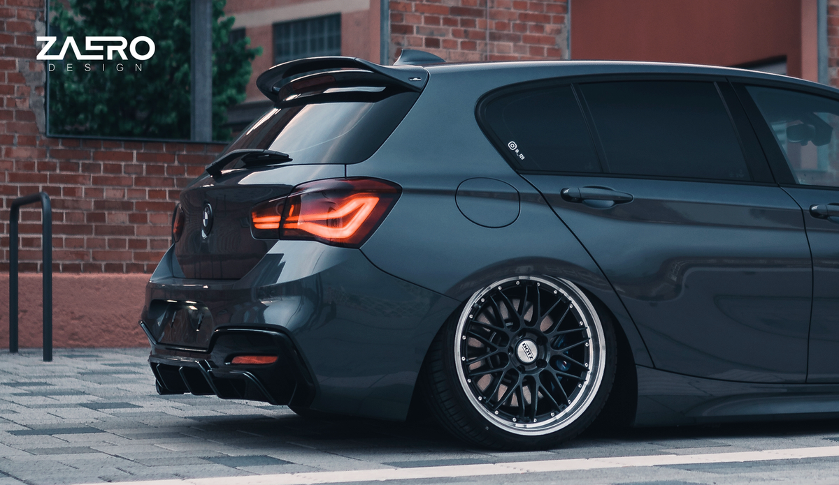 Zaero Diffusor passend für BMW 1er F20 F21 LCI – montiert