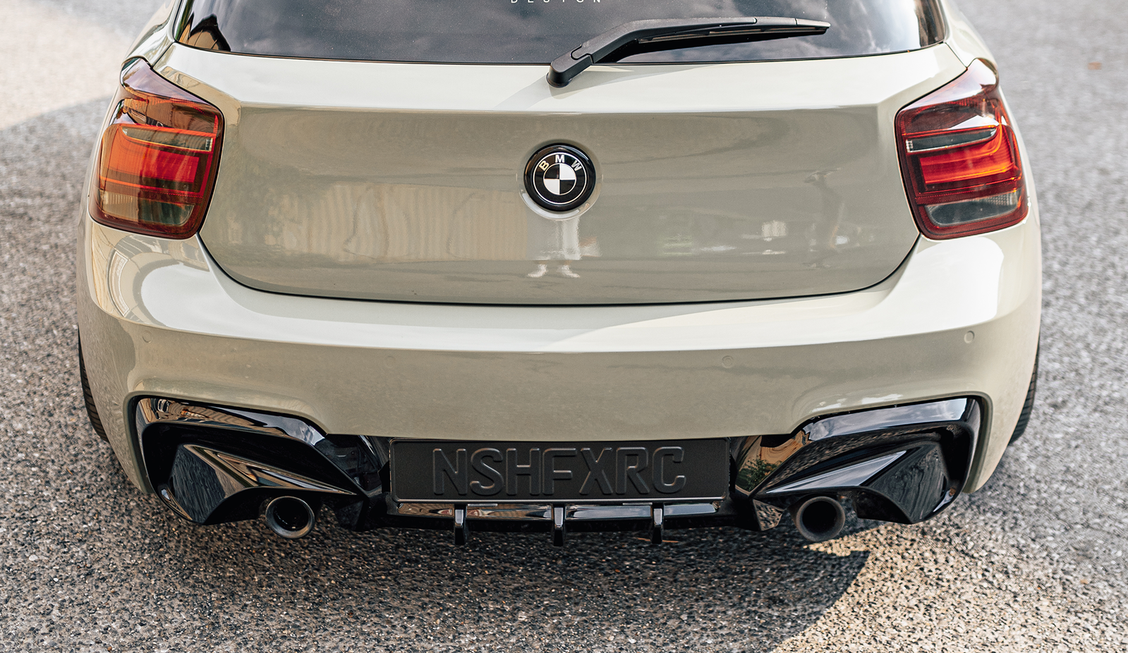 Diffusor passend für BMW 1er F20 F21 M135i – Heckdetail