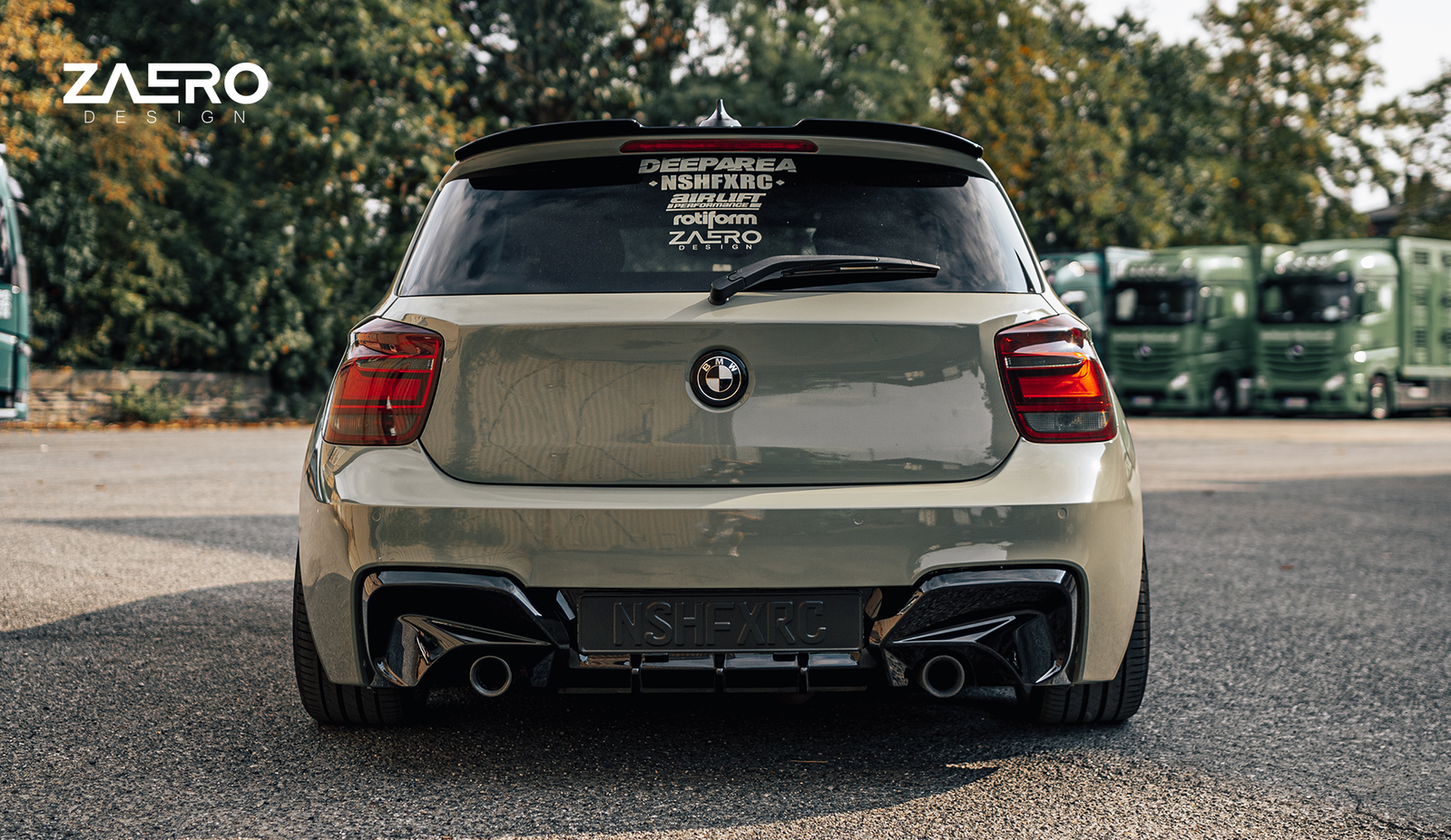 Diffusor passend für BMW 1er F20 F21 M135i – Detail
