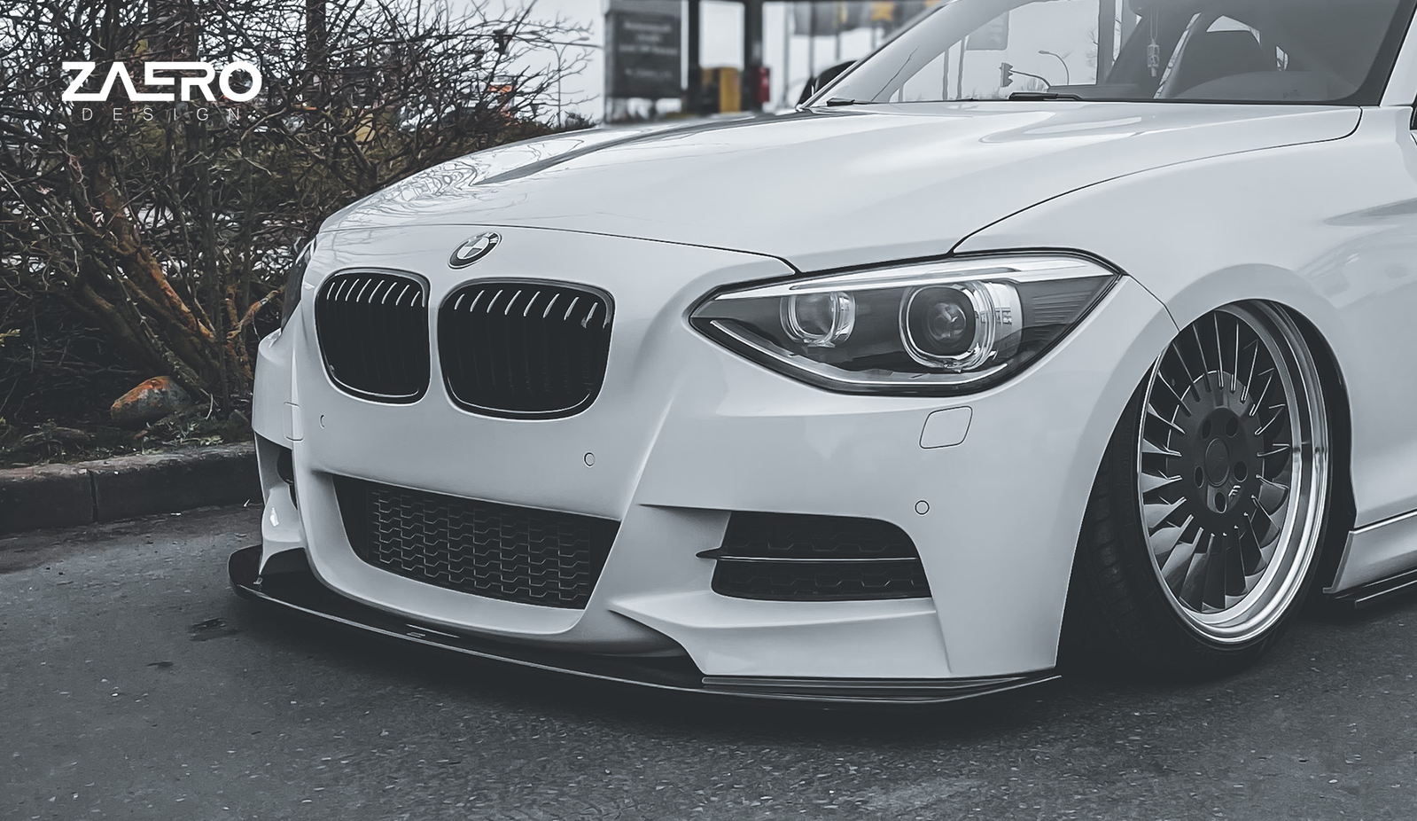 Zaero EVO-1 Frontlippe passend für BMW 1er F20 F21 – Perspektive