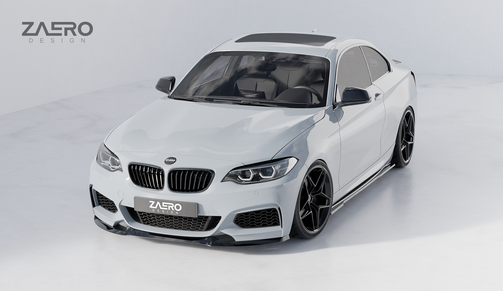 EVO-1 Seitenschweller passend für BMW 2er F22 F23 – montiert