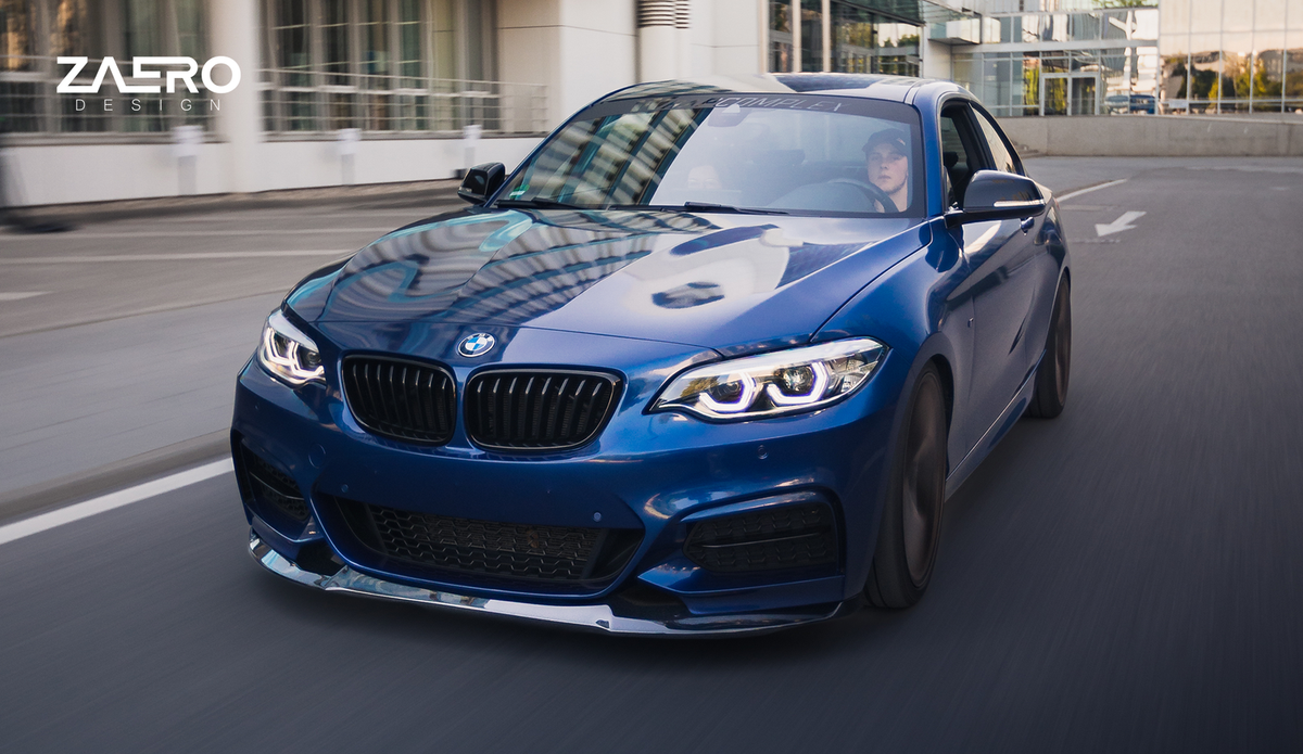 Zaero Frontlippe passend für BMW 2er F22 F23 – montiert