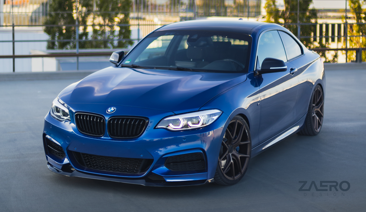 Frontlippe passend für BMW 2er F22 F23 M235 M240 – Perspektive