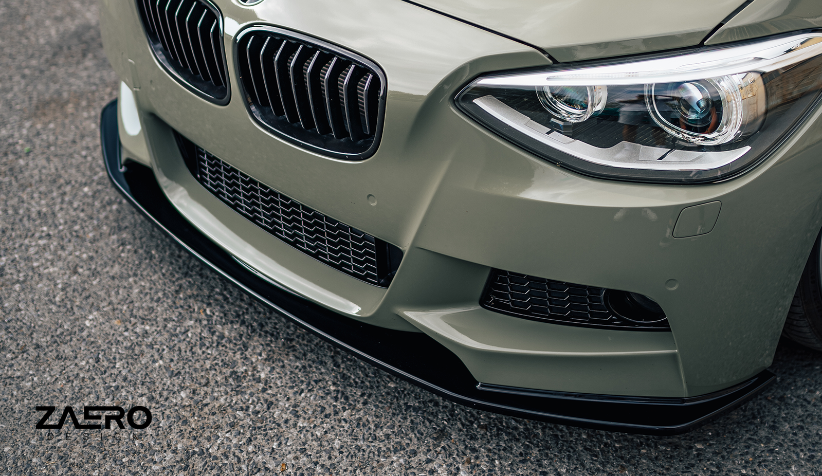 Frontlippe passend für BMW 1er F20 F21 M-Paket – Detail