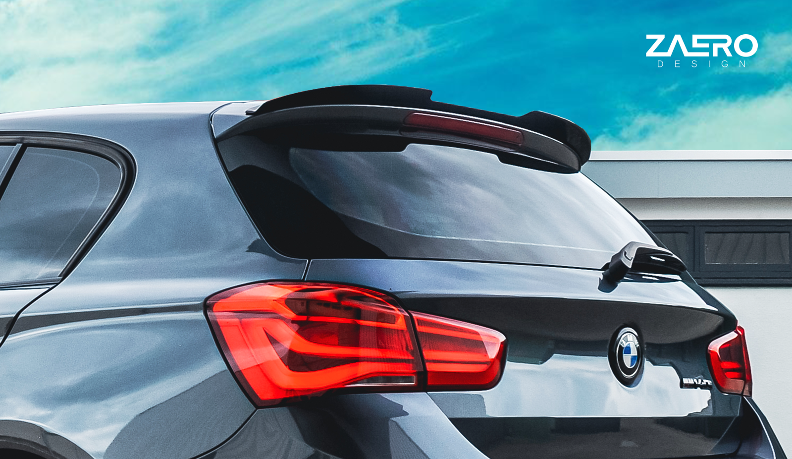 Heckspoilerlippe passend für BMW 1er F20 F21 – Detail Dachkante