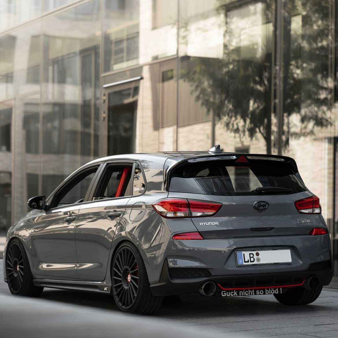 Auspuffblenden Sticker für Hyundai I30N   NTECHNIKS