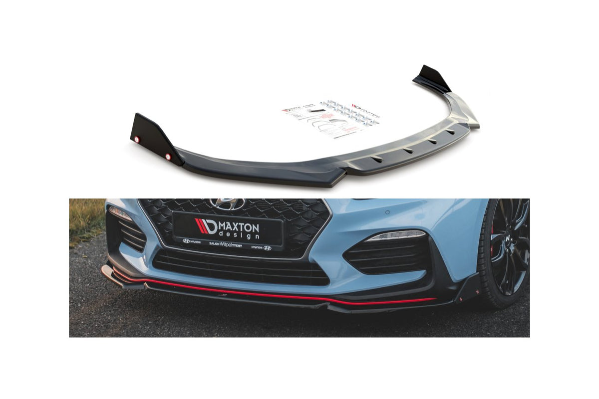 Frontlippe V.6 + Flaps für Hyundai I30N   Maxton Design