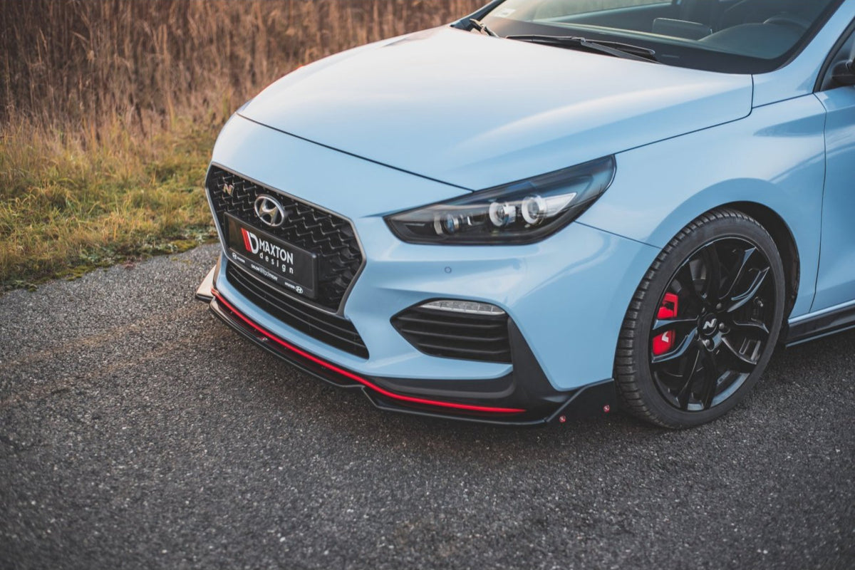 Frontlippe V.6 + Flaps für Hyundai I30N   Maxton Design