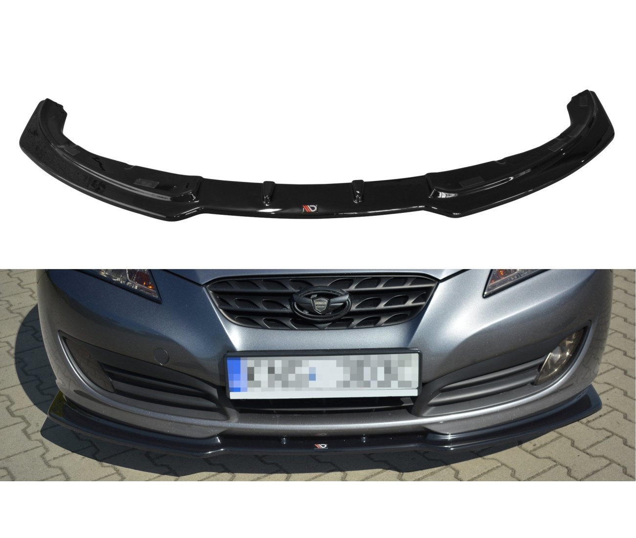 Cup Spoilerlippe Front Ansatz für Hyundai Genesis Coupe   Maxton Design
