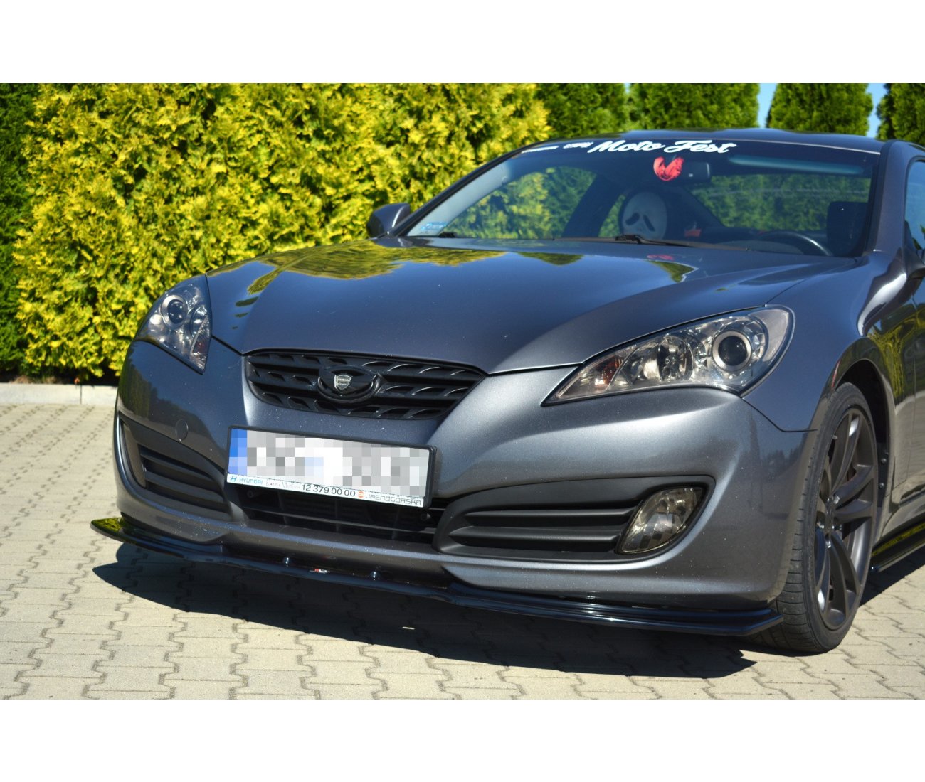 Cup Spoilerlippe Front Ansatz für Hyundai Genesis Coupe   Maxton Design