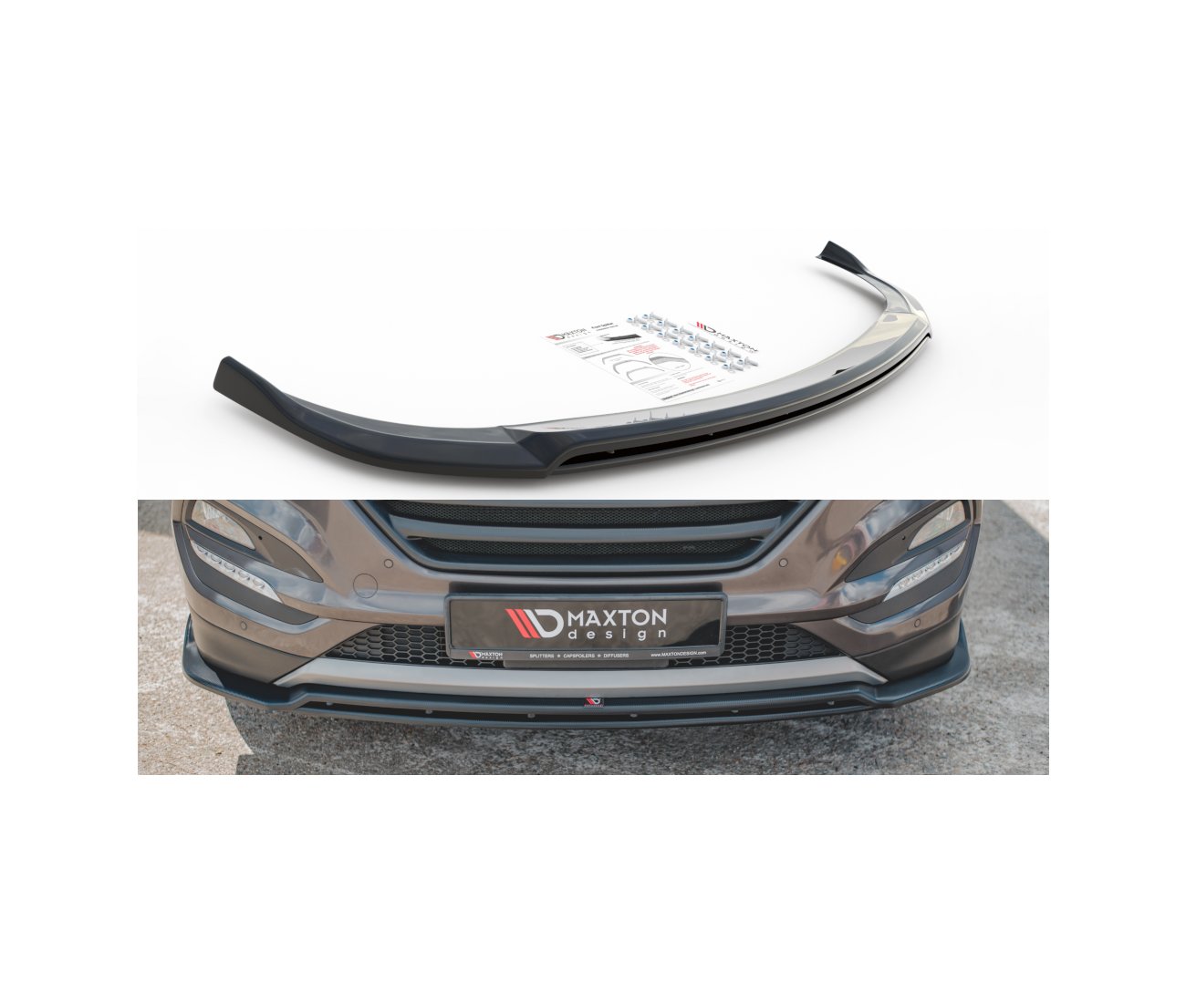 Cup Spoilerlippe Front Ansatz für Hyundai Tucson   Maxton Design