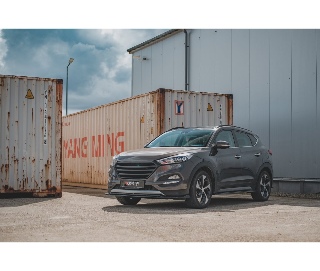 Cup Spoilerlippe Front Ansatz für Hyundai Tucson   Maxton Design
