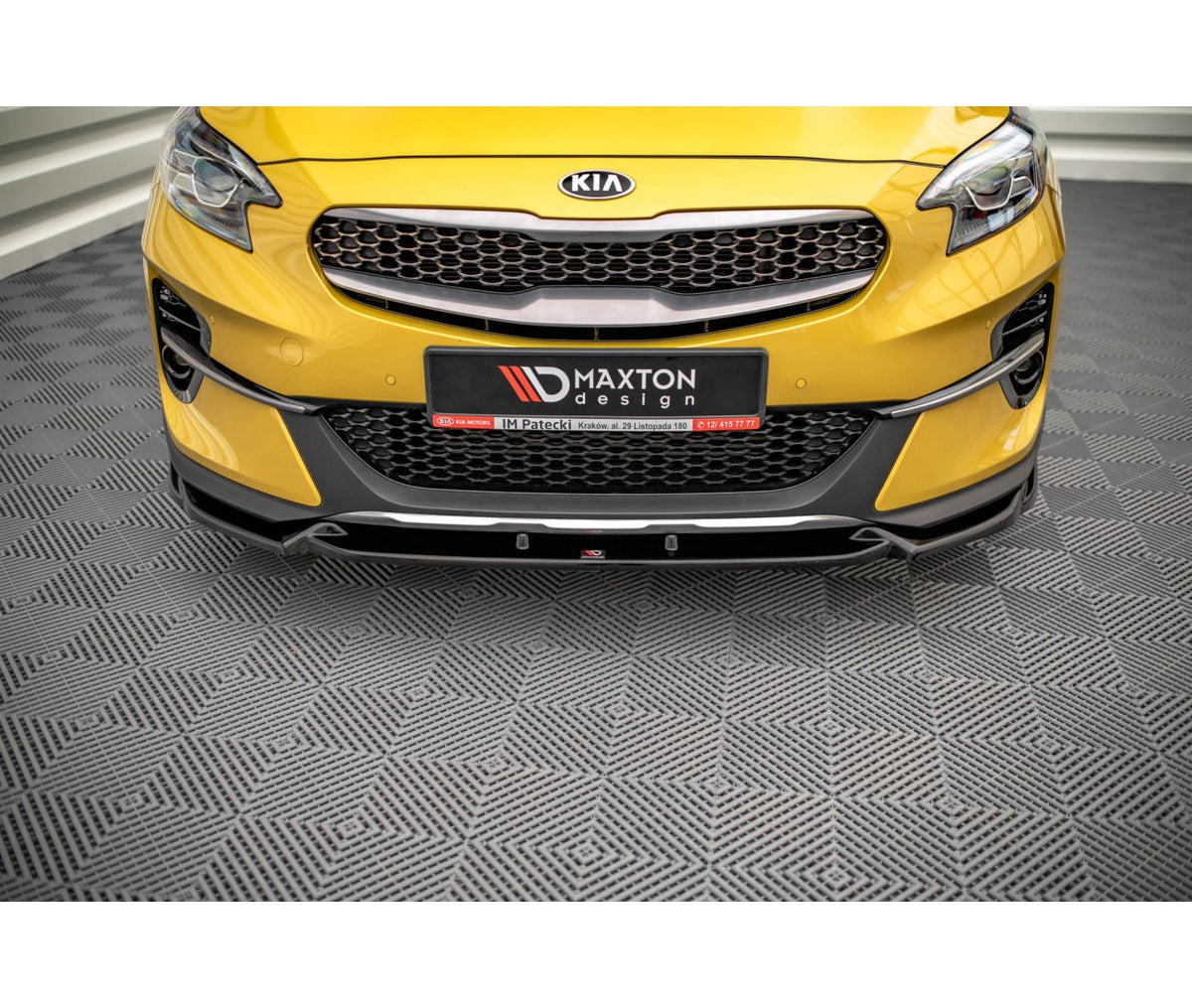 Cup Spoilerlippe Front Ansatz für Kia XCeed   Maxton Design